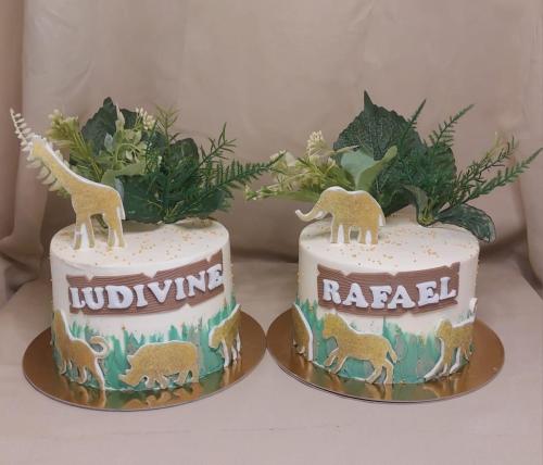gâteau anniversaire Safari