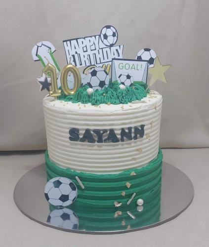 gâteau anniversaire football